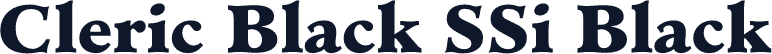 Cleric Black SSi Black