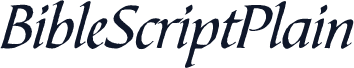 BibleScriptPlain