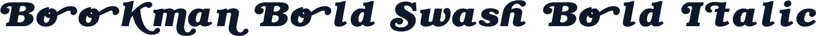 Bookman Bold Swash Bold Italic