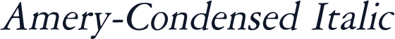 Amery-Condensed Italic