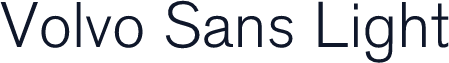 Volvo Sans Light