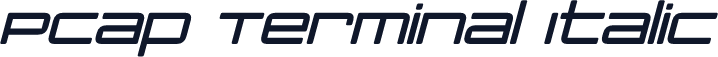 PCap Terminal Italic