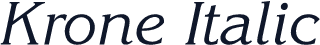 Krone Italic