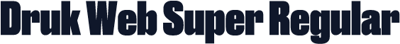 Druk Web Super Regular