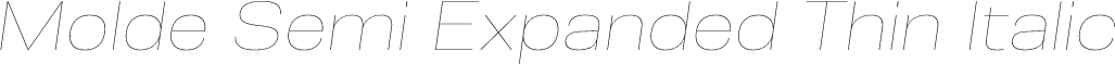 Molde Semi Expanded Thin Italic