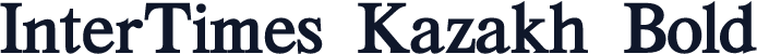 InterTimes Kazakh Bold