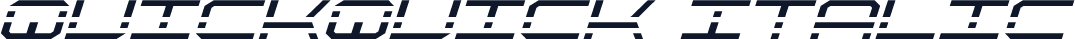 QuickQuick Italic