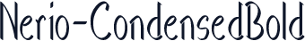 Nerio-CondensedBold