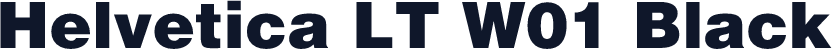 Helvetica LT W01 Black