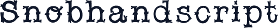 Snobhandscript