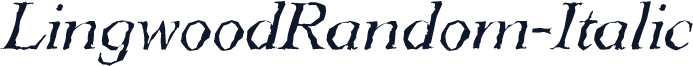 LingwoodRandom-Italic