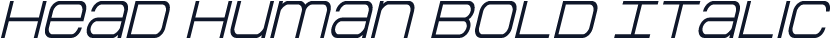 Head Human Bold Italic