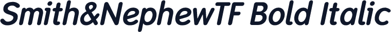 Smith&NephewTF Bold Italic
