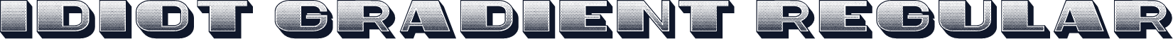 Idiot Gradient Regular