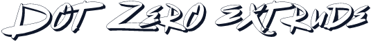 Dot Zero Extrude