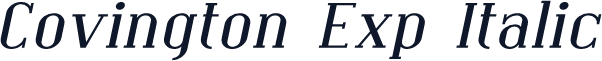 Covington Exp Italic