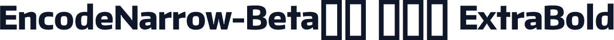 EncodeNarrow-Beta36 800 ExtraBold