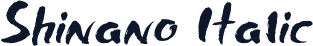 Shinano Italic