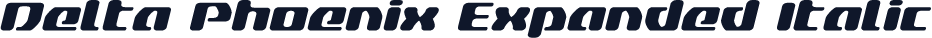 Delta Phoenix Expanded Italic