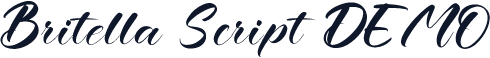 Britella Script DEMO