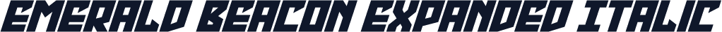 Emerald Beacon Expanded Italic