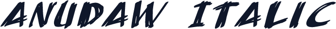 AnuDaw Italic
