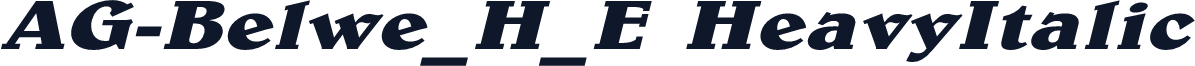 AG-Belwe_H_E HeavyItalic