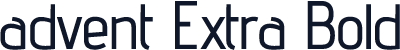 advent Extra Bold