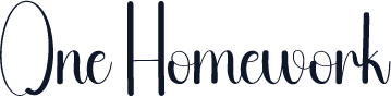 One Homework