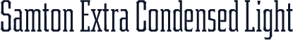 Samton Extra Condensed Light