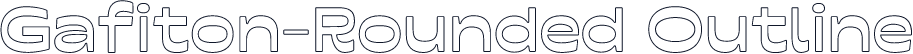 Gafiton-Rounded Outline