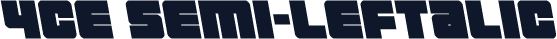 4ce Semi-Leftalic