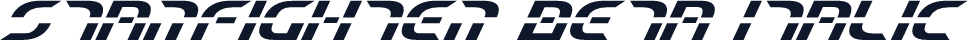 Starfighter Beta Italic