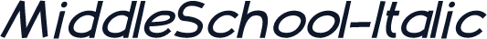 MiddleSchool-Italic