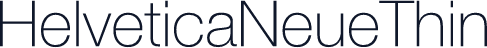 HelveticaNeueThin