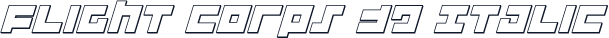 Flight Corps 3D Italic