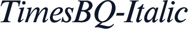 TimesBQ-Italic