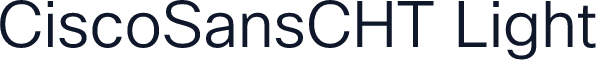 CiscoSansCHT Light