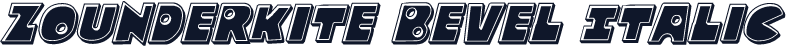 Zounderkite Bevel Italic
