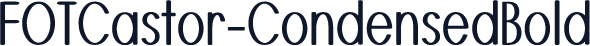 FOTCastor-CondensedBold