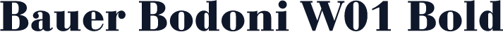 Bauer Bodoni W01 Bold