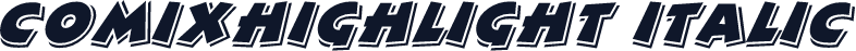 ComixHighlight Italic