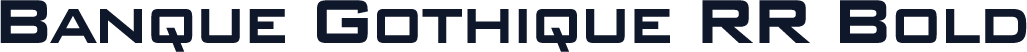 Banque Gothique RR Bold
