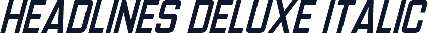 Headlines Deluxe Italic