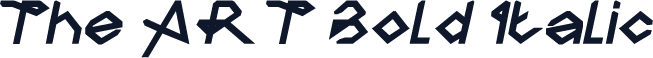 The ART Bold Italic