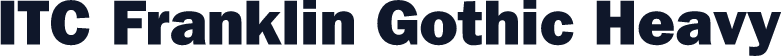 ITC Franklin Gothic Heavy