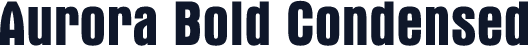 Aurora Bold Condensed