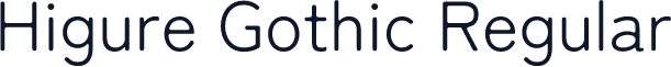 Higure Gothic Regular