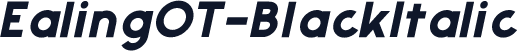 EalingOT-BlackItalic