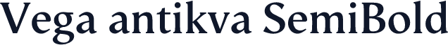 Vega antikva SemiBold